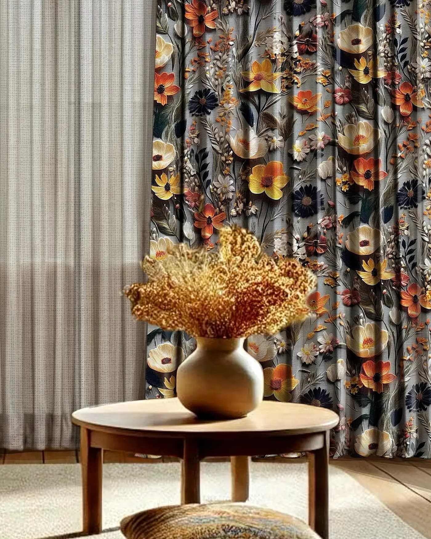Vorhänge & Gardinen, Heimtextilien, Wohnzimmer, Sumy — Boston Atelier