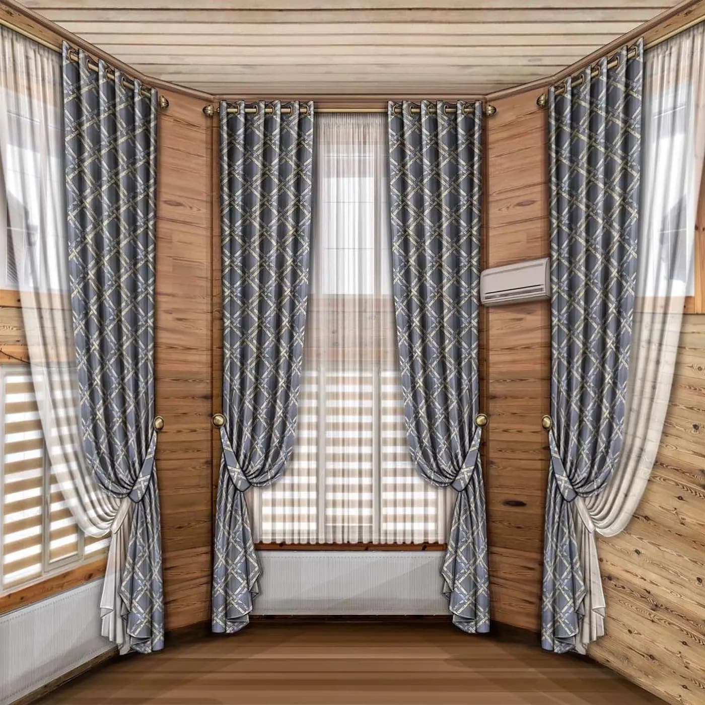 Vorhänge & Gardinen, Wohnzimmer, Sumy — Boston Atelier