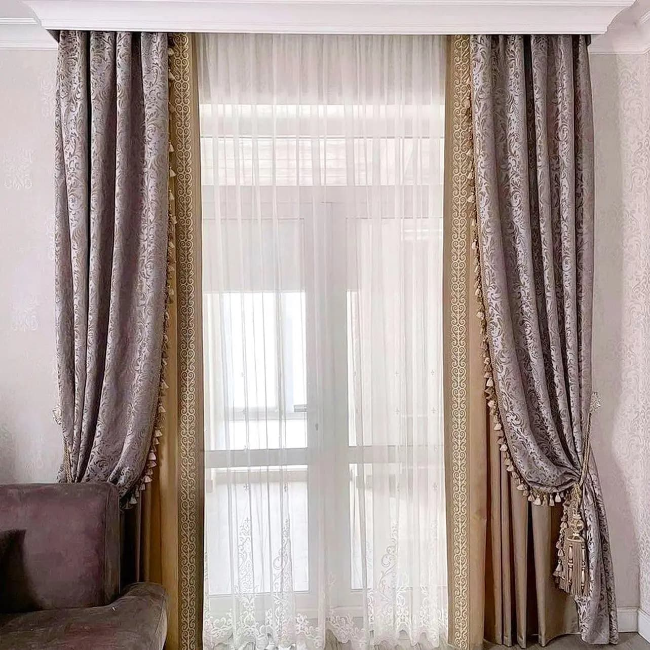 Vorhänge & Gardinen, Wohnzimmer, Sumy — Boston Atelier